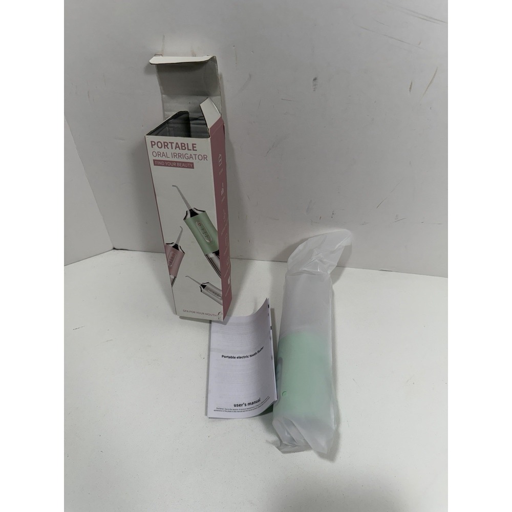Water Flosser‎ 3 Mode 220ml Portable Tooth Cleaner Rechargeable Dental Green New